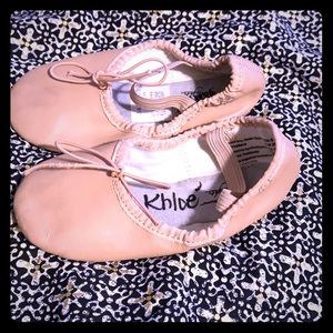 Girl ballet shoes